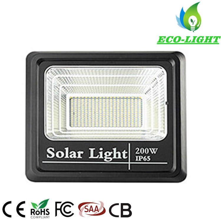 Manufacturer Supply High Quality Outdoor LED Lighting 200W Solar Power Floodlight