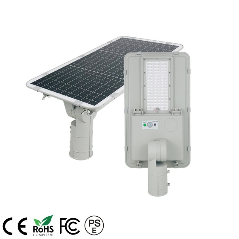 solar panel street light manufacturer 100W solar induction street lamp